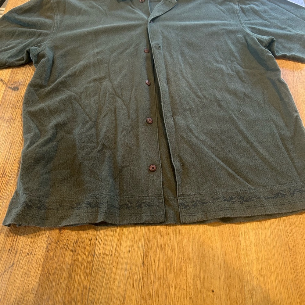 Timberland Olive Button Down Shirt - image 1